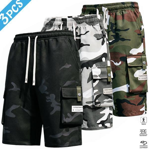 Men's Camouflage Capri Pants – Multi-pocket Design