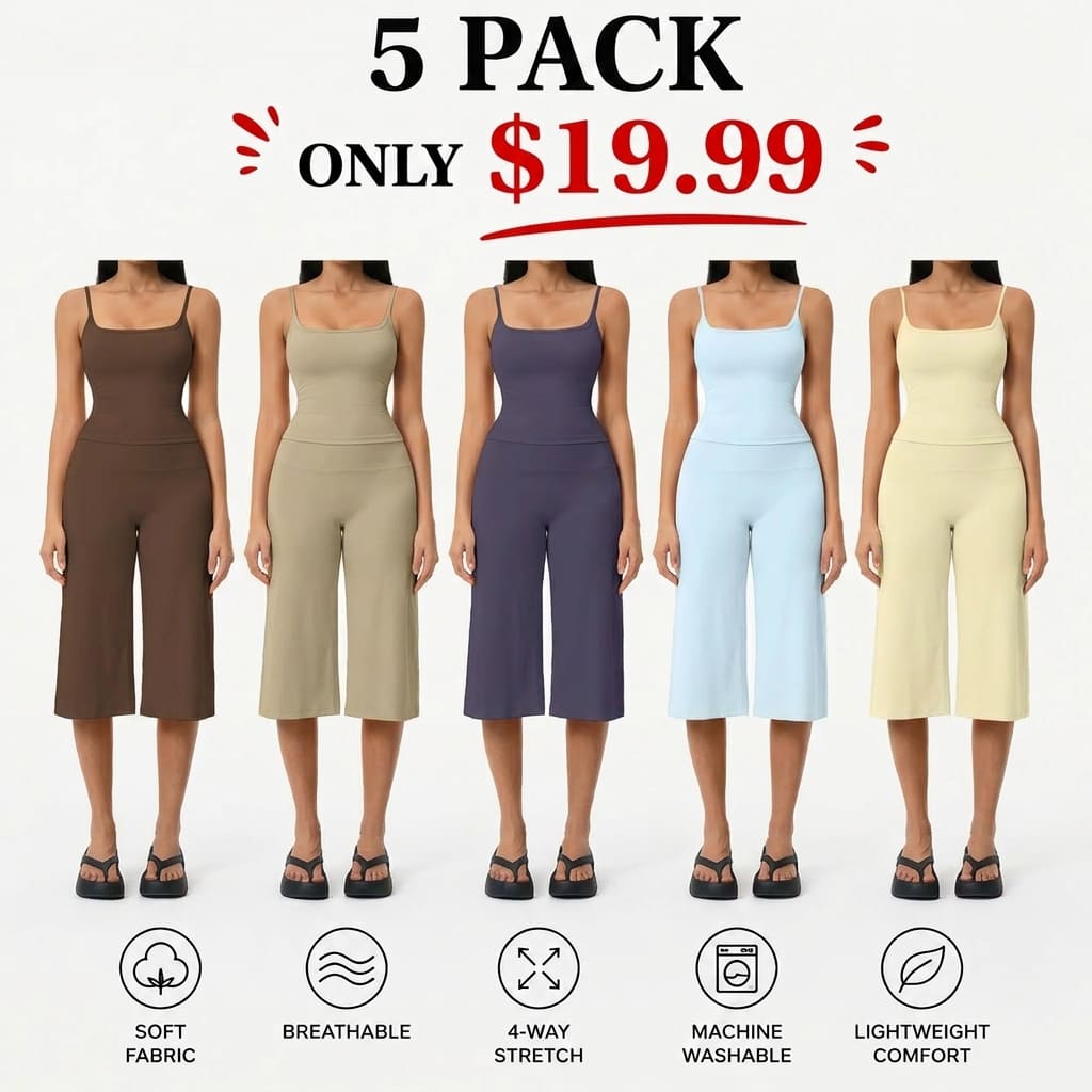 Camisole Top, High-Waisted Quick-Dry Casual Shorts, Running & Outdoor Yoga Outfit