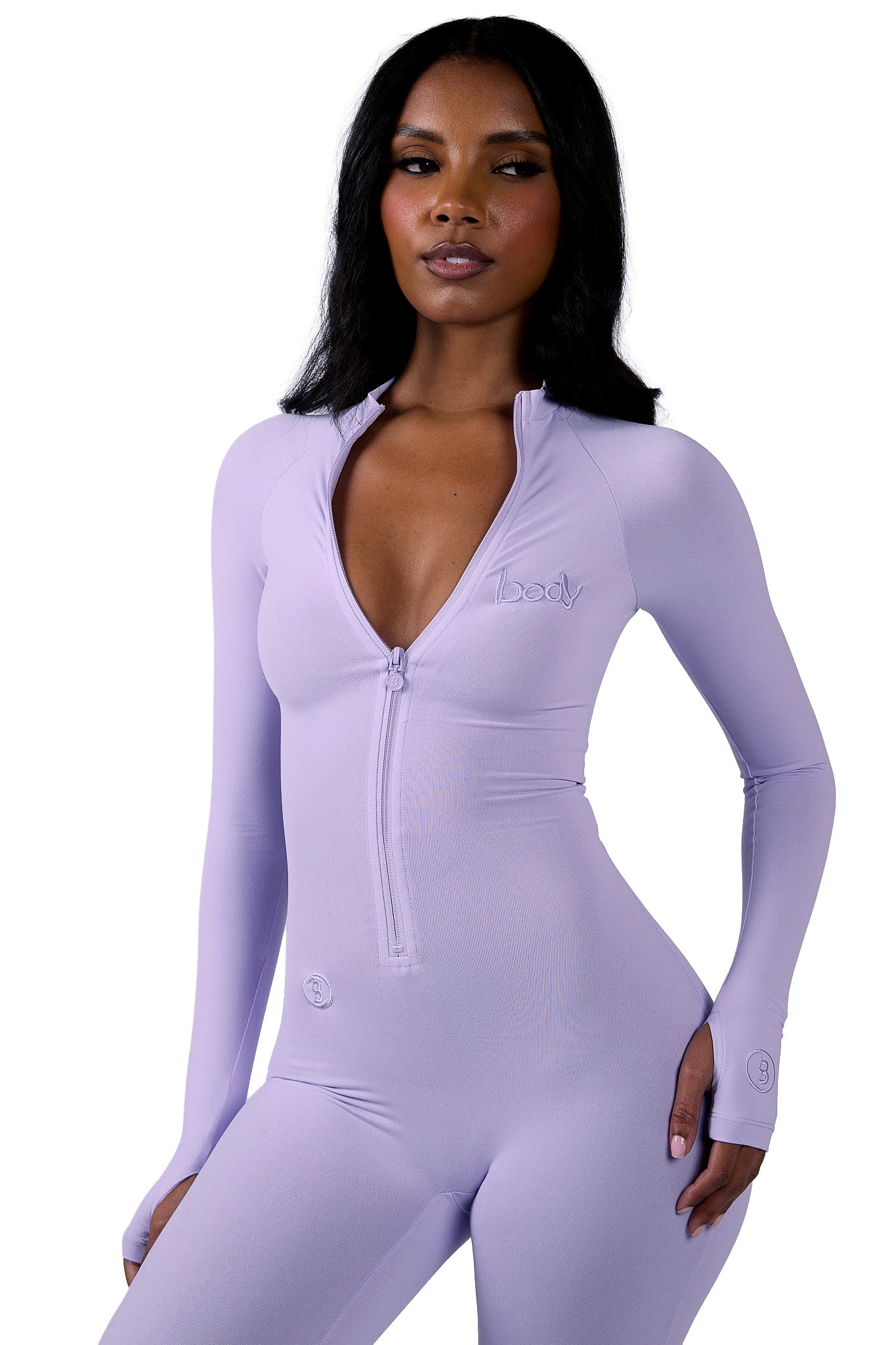BASICS JUMPSUIT (PERIWINKLE PURPLE)