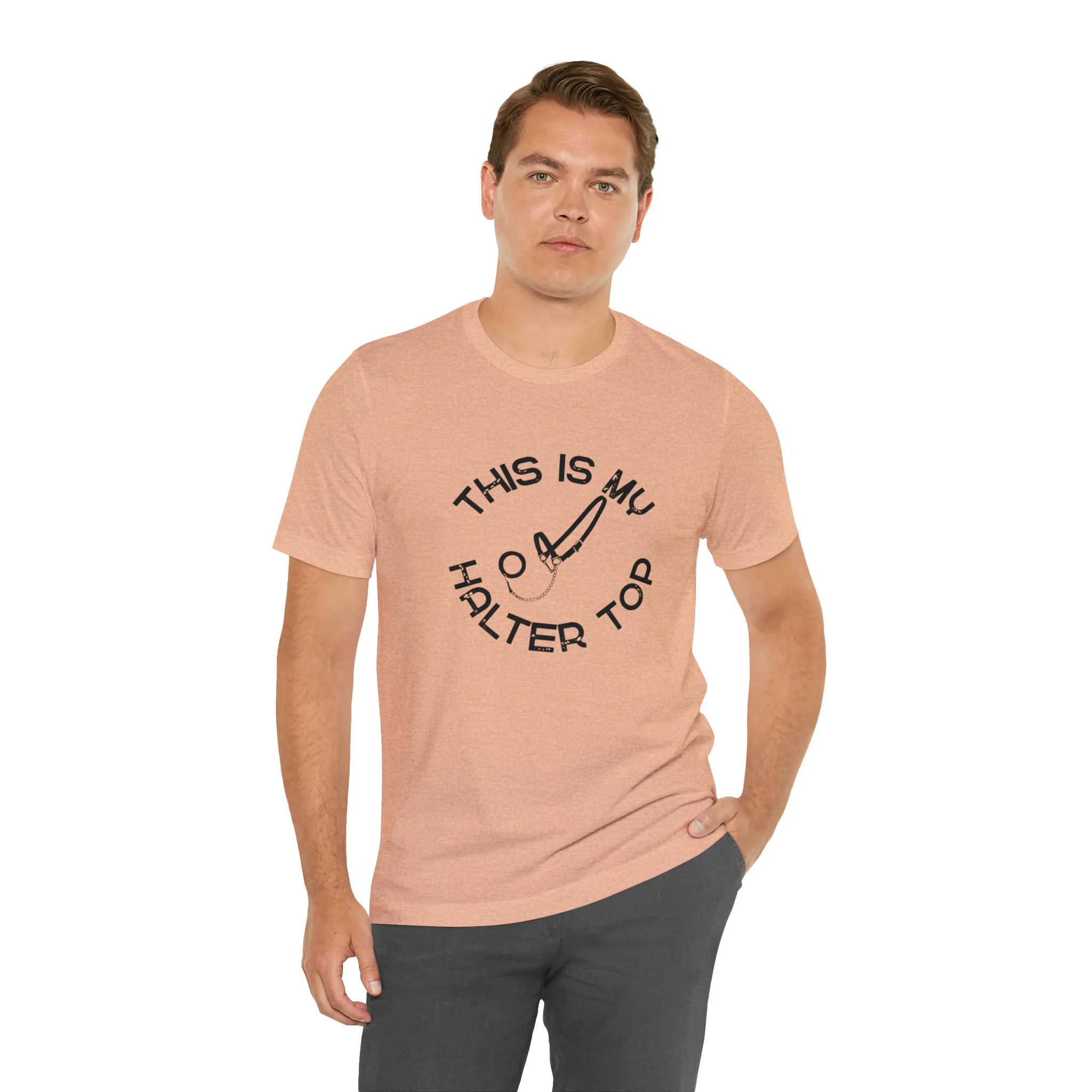 This is My Halter Top Unisex Jersey Short Sleeve Tee