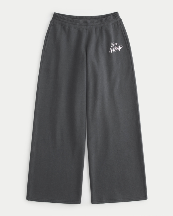 Xoxo Graphic Baggy Sweatpants