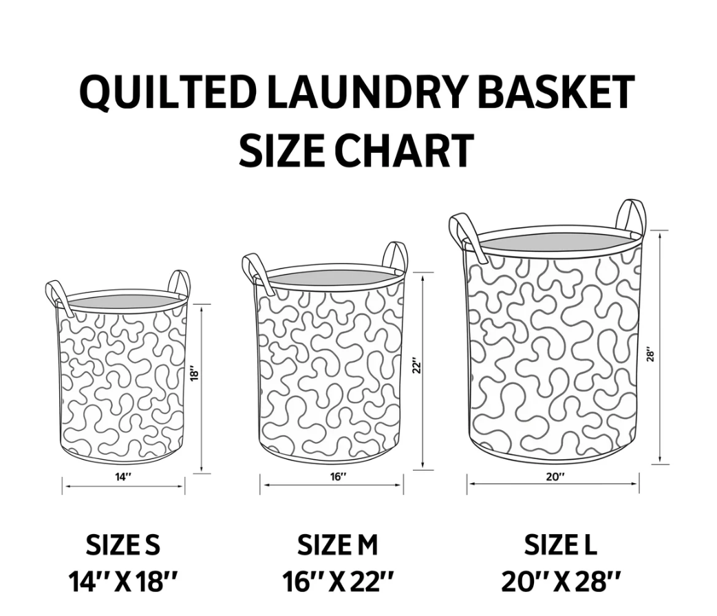 Mythical Dragon Pattern Quilted Laundry Basket Eco-Friendly Machine Washable Storage Organizer for Home Fantasy Themed Room Decor | Dragon
