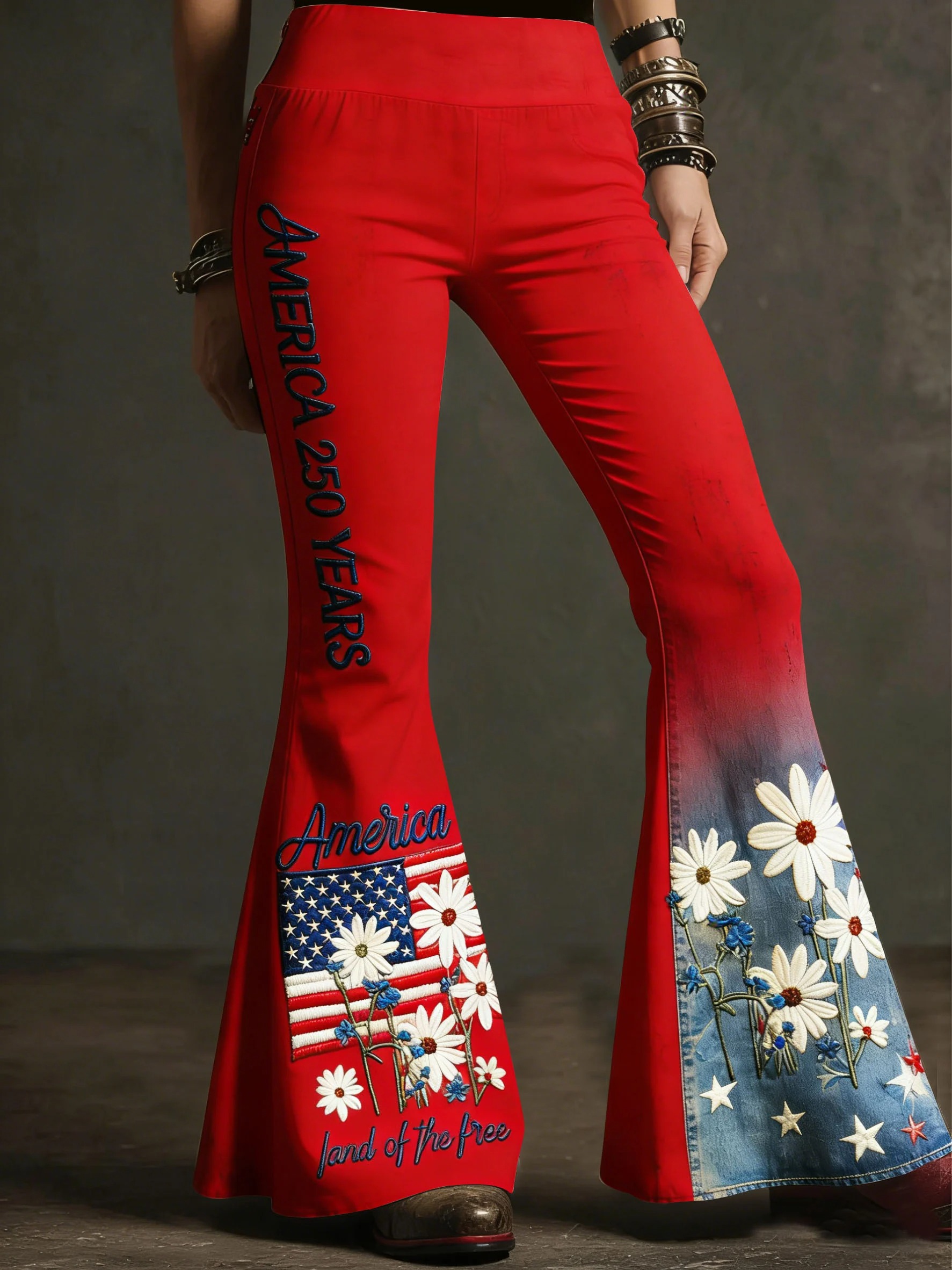 Ladies' Casual 250Th Anniversary Celebration Speaker Pants For The Founding Of The United States