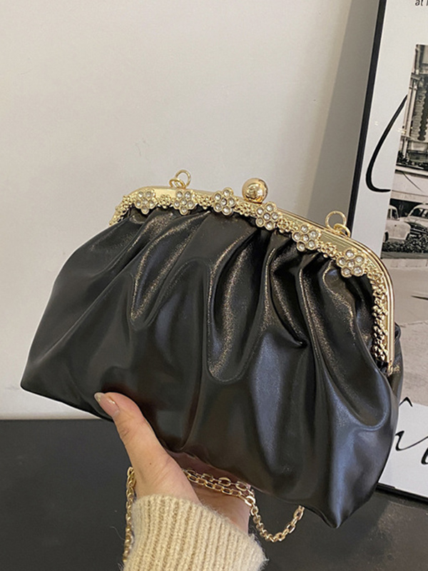 Pleated Shiny Bags