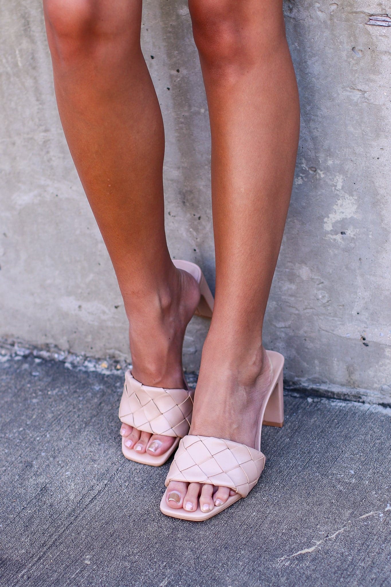 Woven Strap Heels