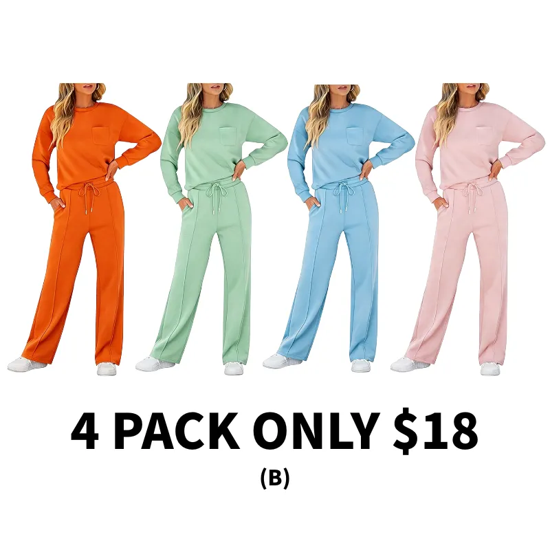 two-piece long-sleeved sports suit