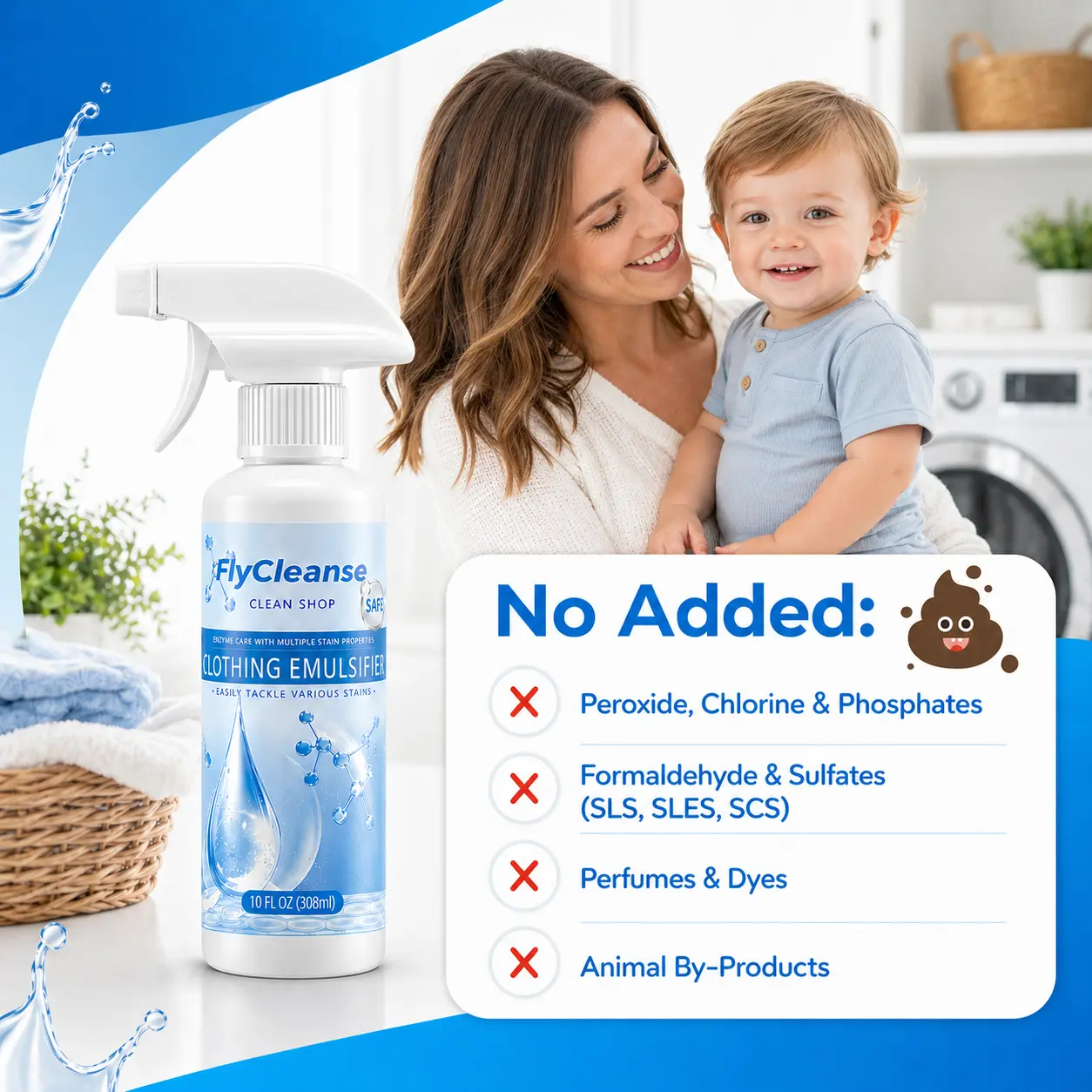 Stain and Food Residue Cleaning Spray—An Essential for Home Cleaning and Care