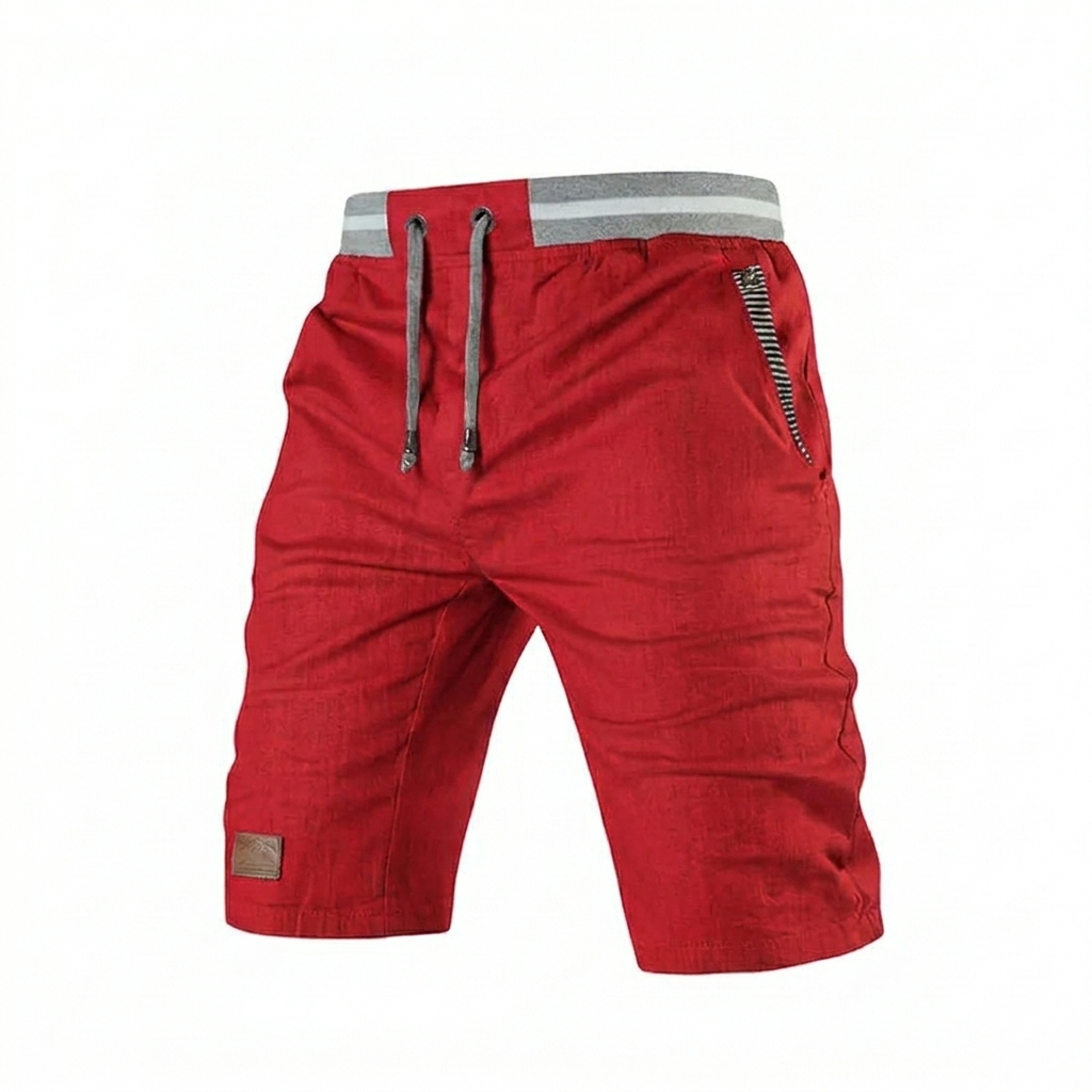 Men's Striped Bermuda Shorts