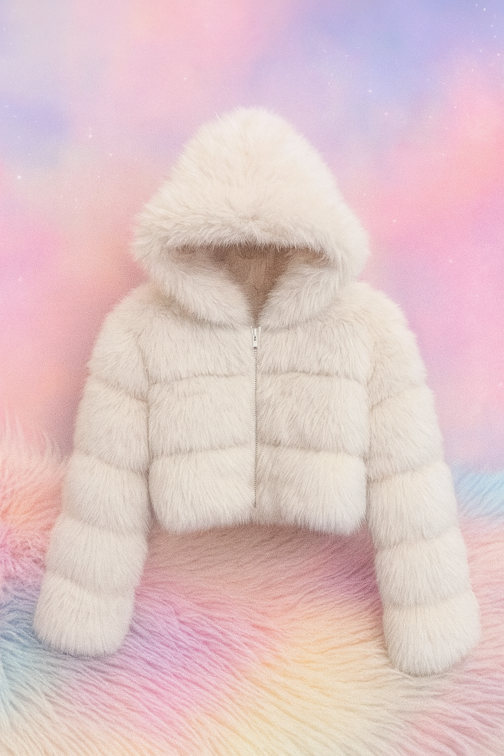 Light Up the Party: Frost White LED Coat