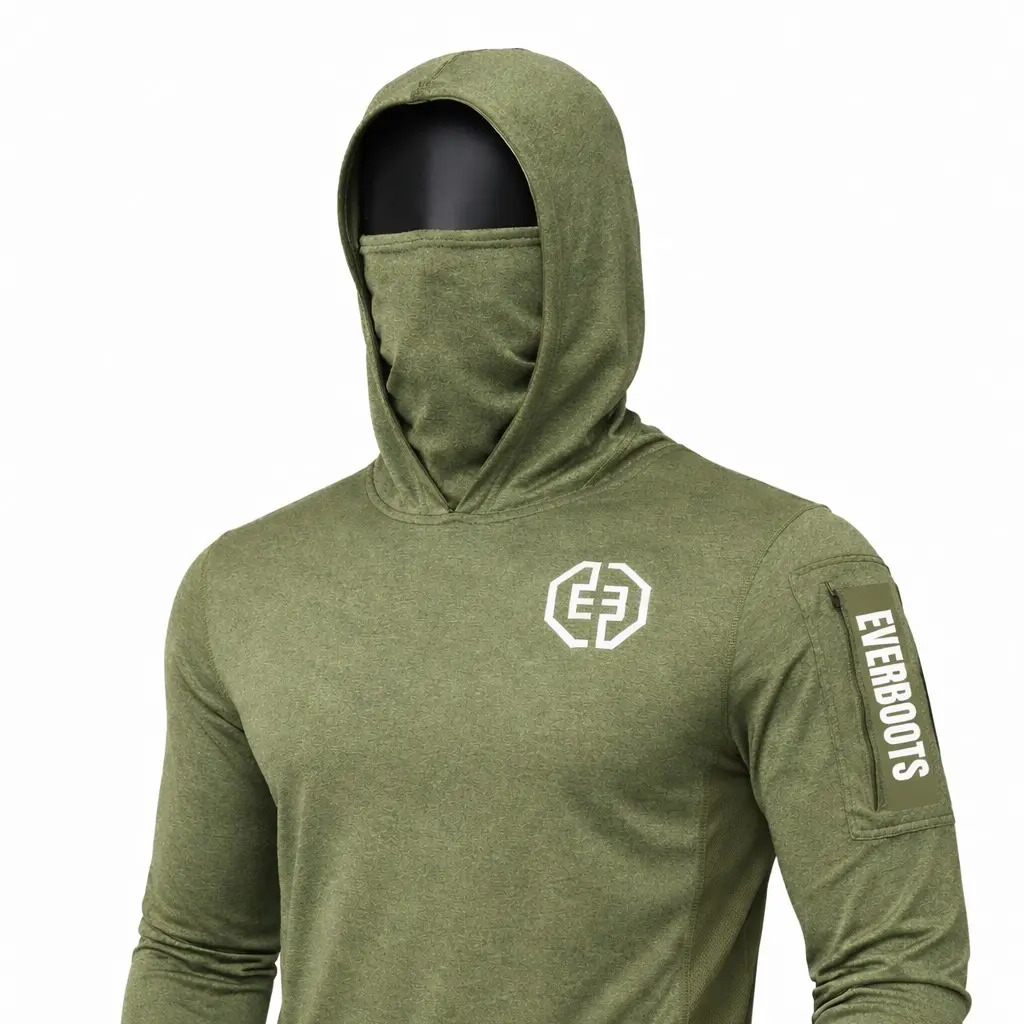 Men's UPF 50+ Long-Sleeve Sun-Protection Hoodie