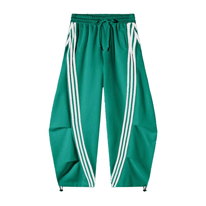 Women's Loose Wide Leg Striped Track Pants