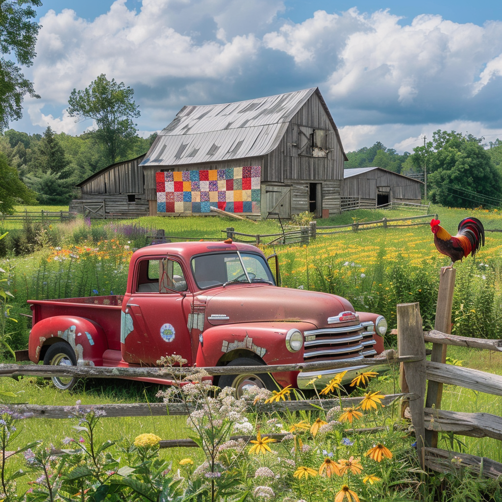 Farmyard Morning – Diamond Painting