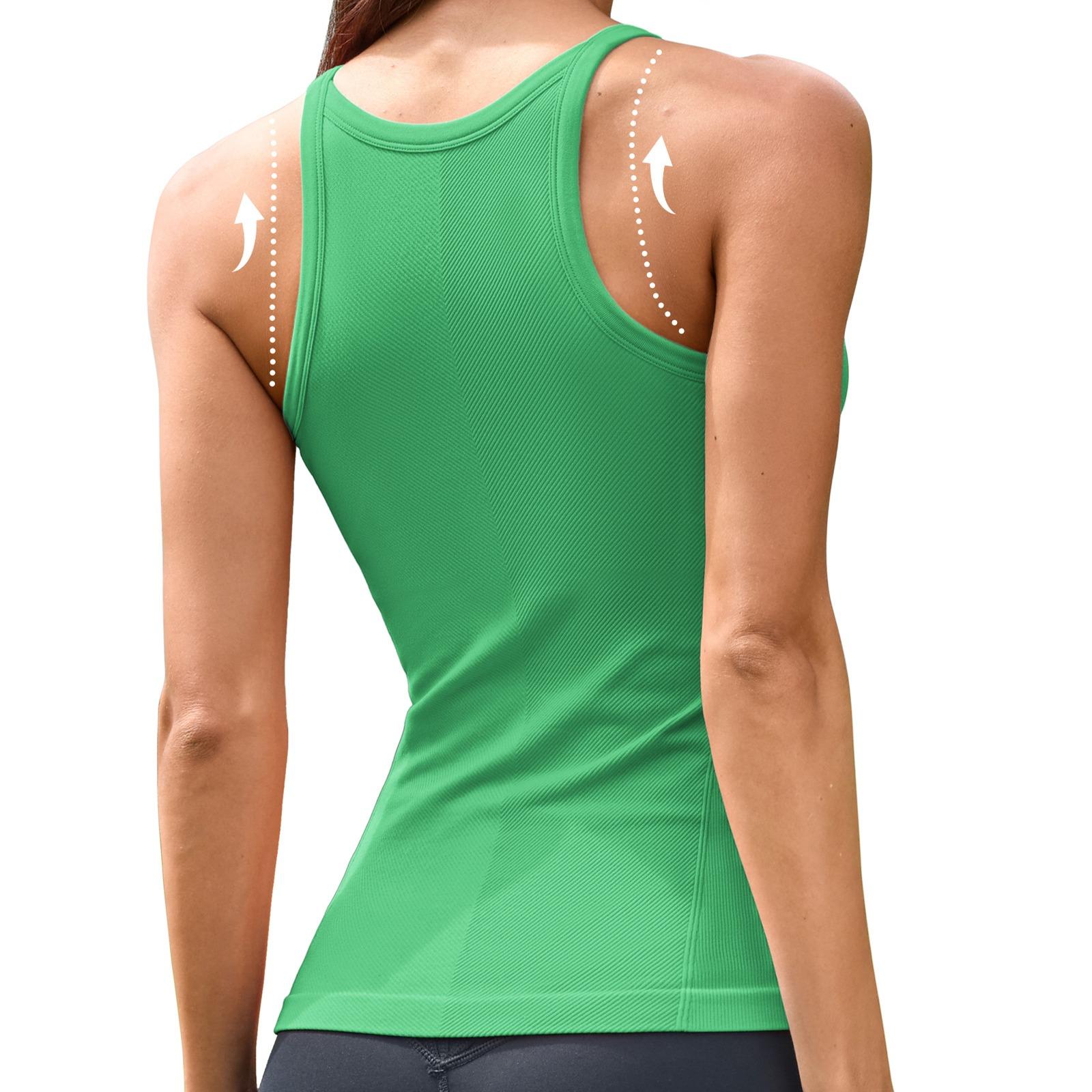 Women Workout Tank Tops with Built in Bra