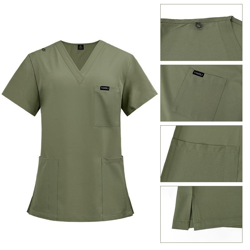 Women's Medical Scrub Uniform Set