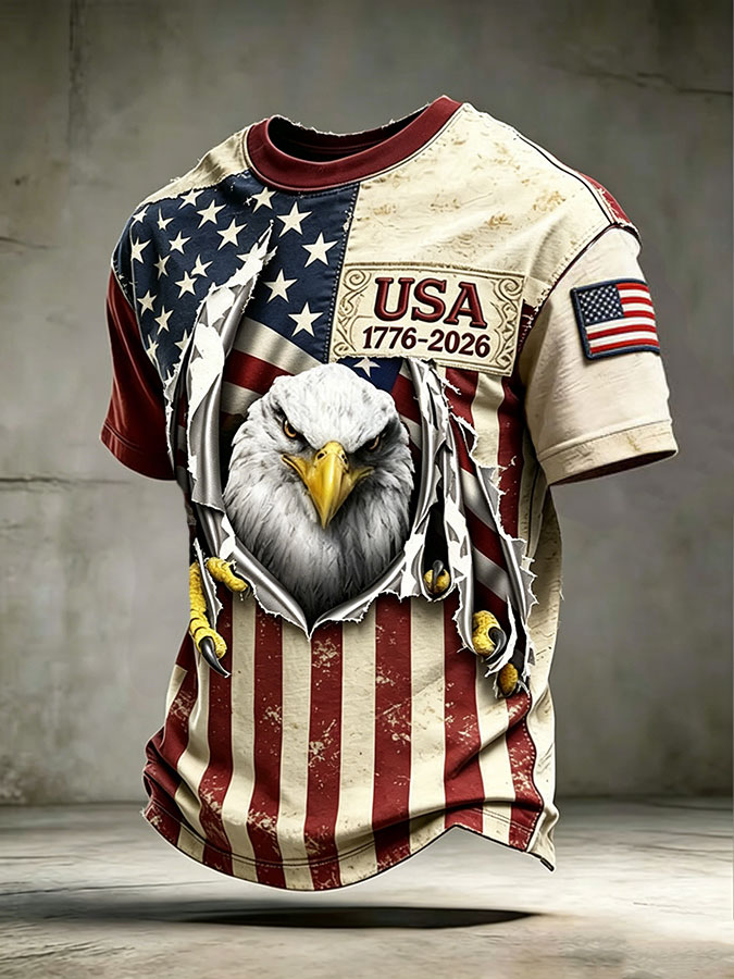 Men'S American Eagle Printed Casual T-Shirt