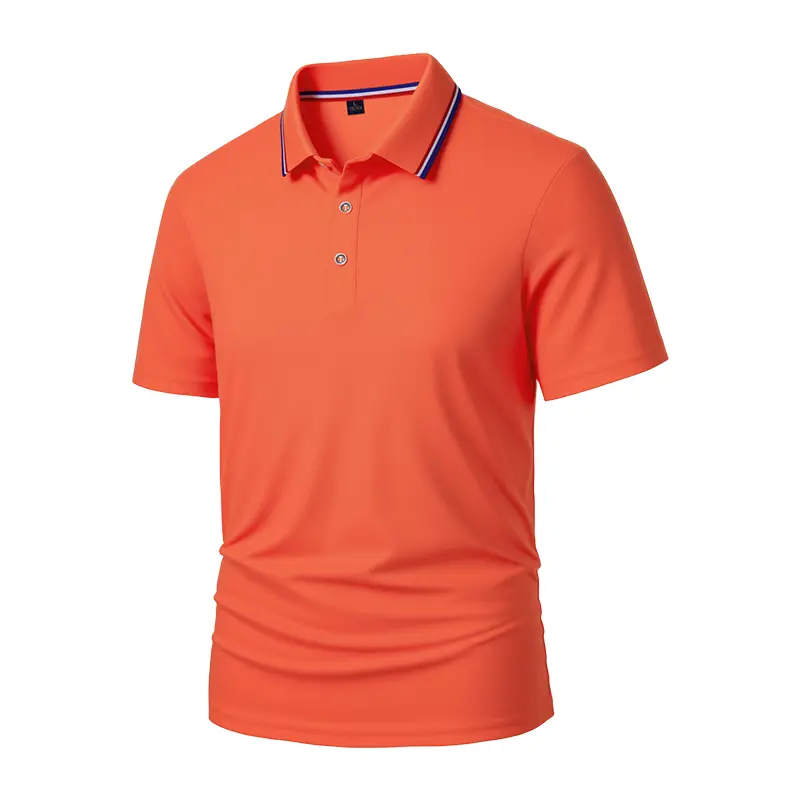 10-Pack Men's Quick-Dry Colorblock Performance Polo Shirts – Casual & Sport Short Sleeve