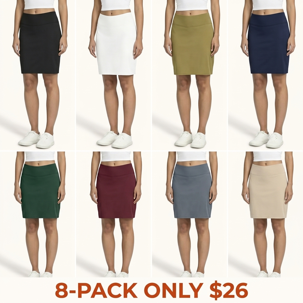 Women's 20-Inch Golf Skort (Knee-Length)