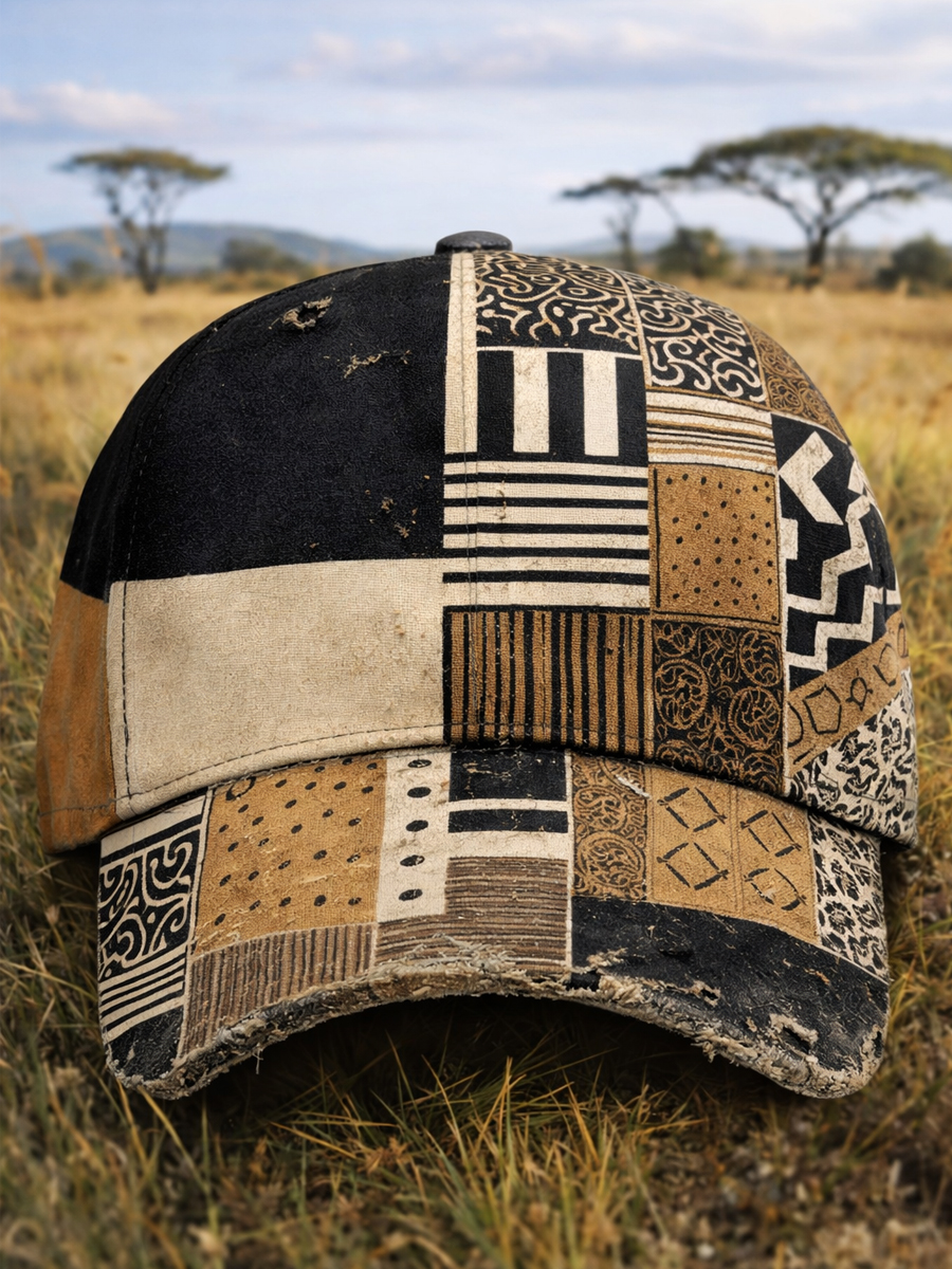 Black History Month Geometric Art Print Hat