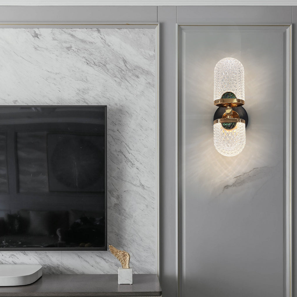 Creative Up and Down Lights Three Step Dimming Light LED Modern Wall Sconces