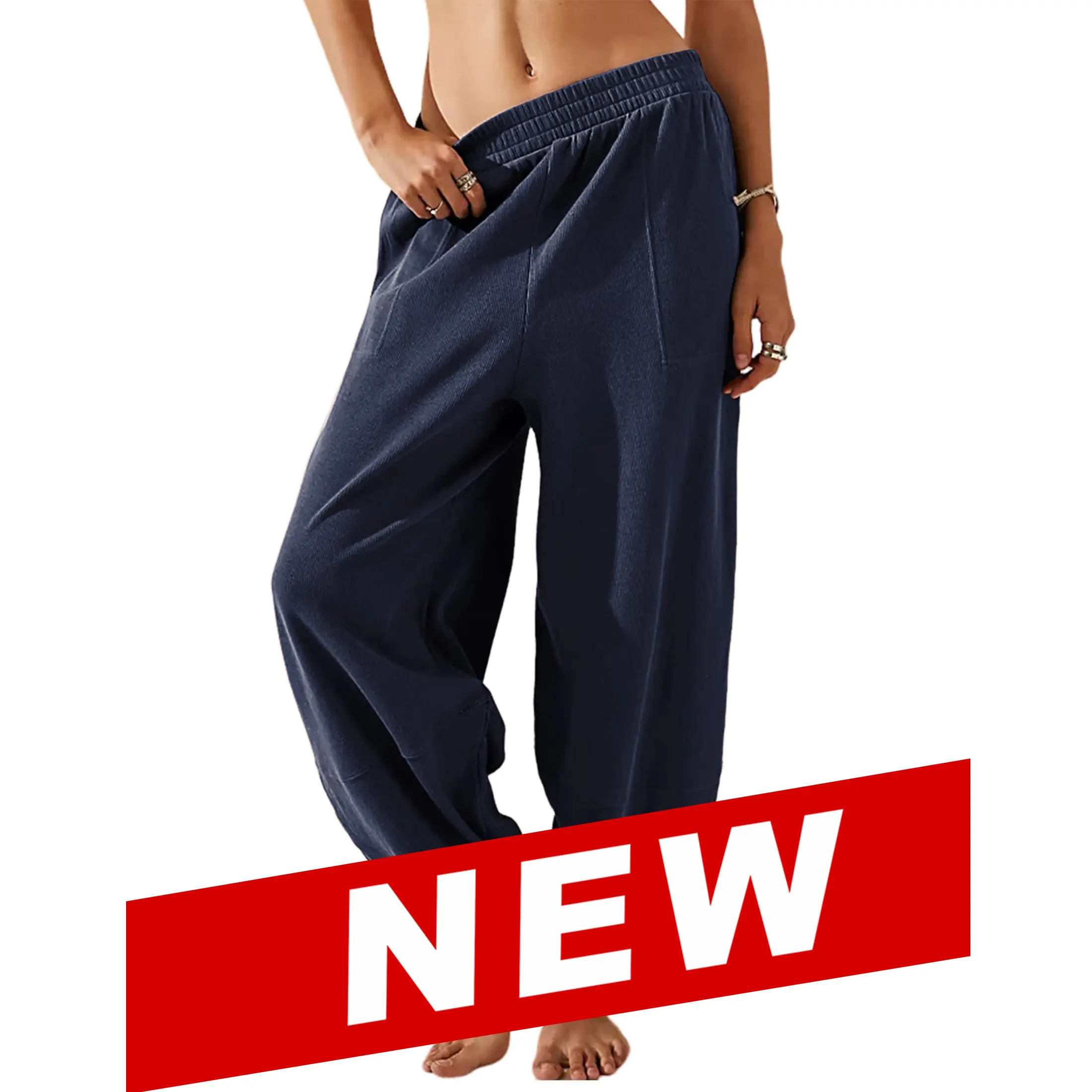 Women's loose wide-leg pants