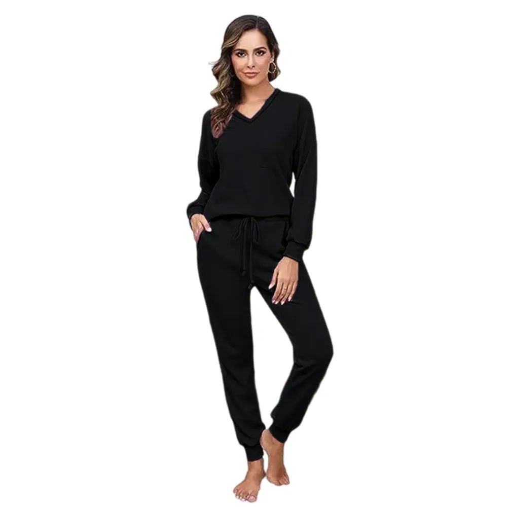 Womens Two Piece  Long Sleeve Pullover Tops