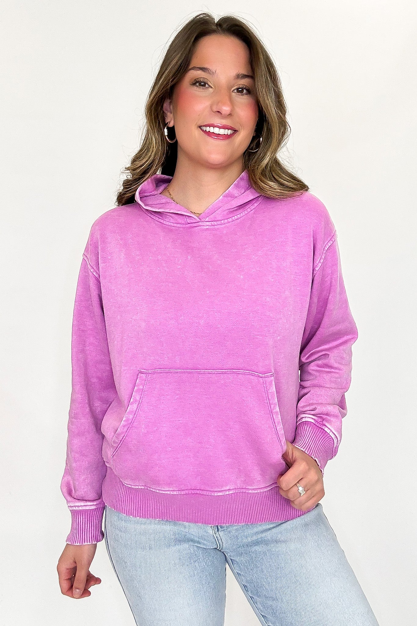 Vintage Wash Hooded Sweatshirt