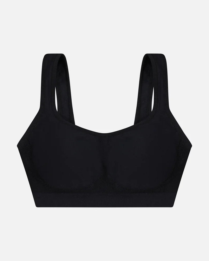 Plus Size Seamless Wireless Bra with Sewn-In Pads for Curvy Women