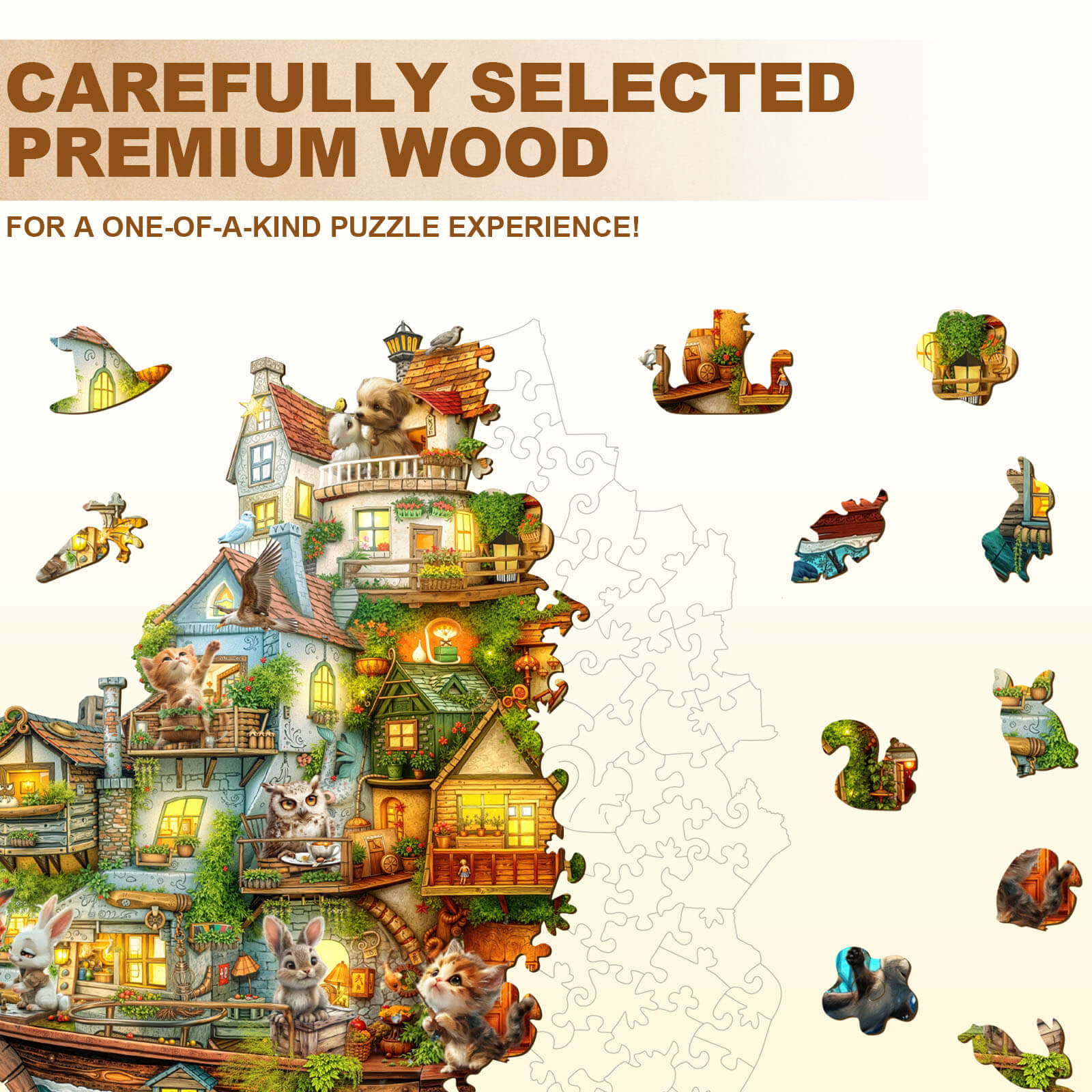 Animal Ark Wooden Jigsaw Puzzle