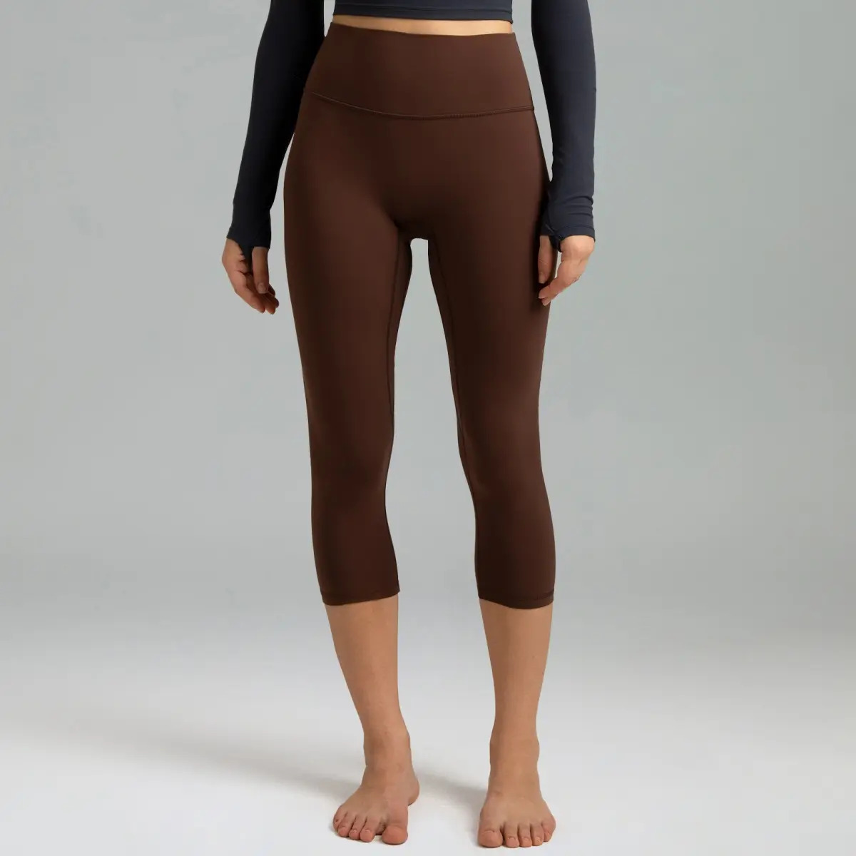 Women's Dreamlux High-Rise Tummy-Control Yoga Cropped Leggings (21-inch)