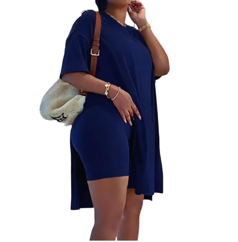 Women's Spring Summer Hooded Top & Lounge Pants Set