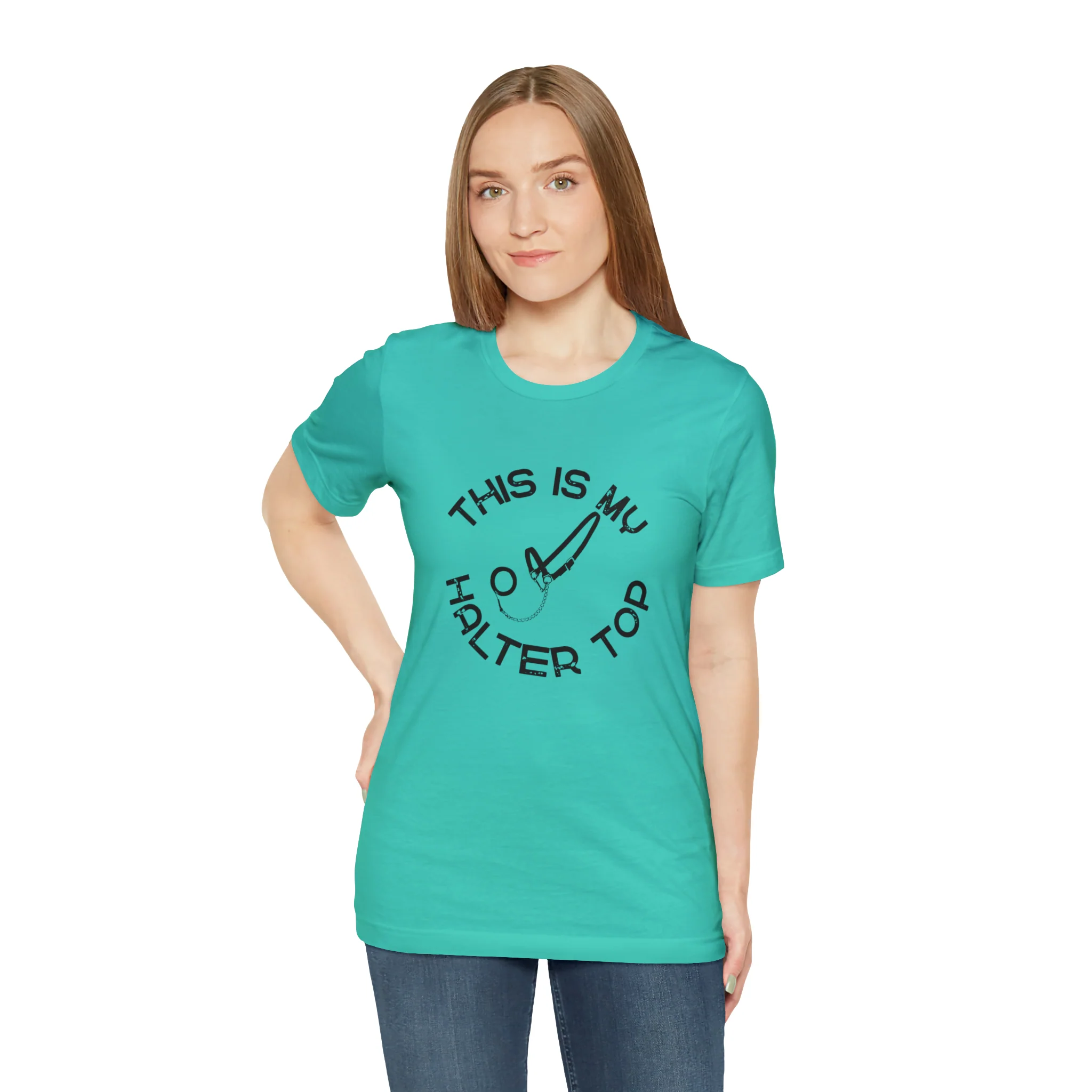 This is My Halter Top Unisex Jersey Short Sleeve Tee