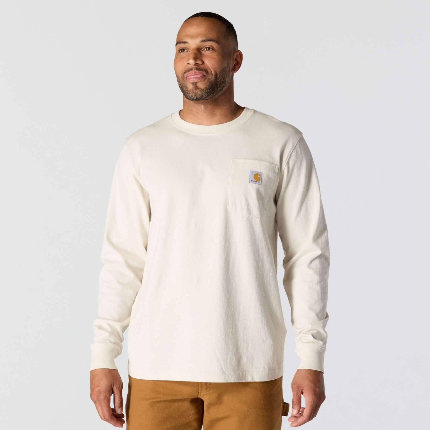 CHT Relaxed Fit Heavyweight Long-Sleeve Pocket Outdoor Graphic T-Shirt 107260