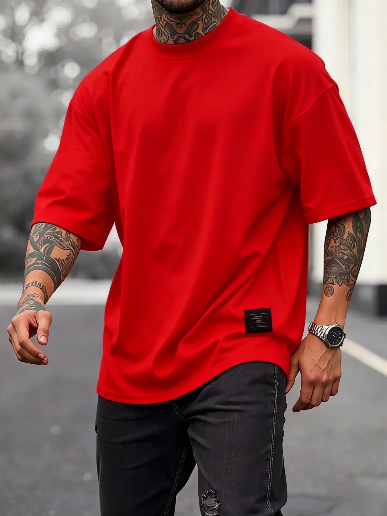 Men’s Ultra-Comfort Daily Essential Oversized Tee