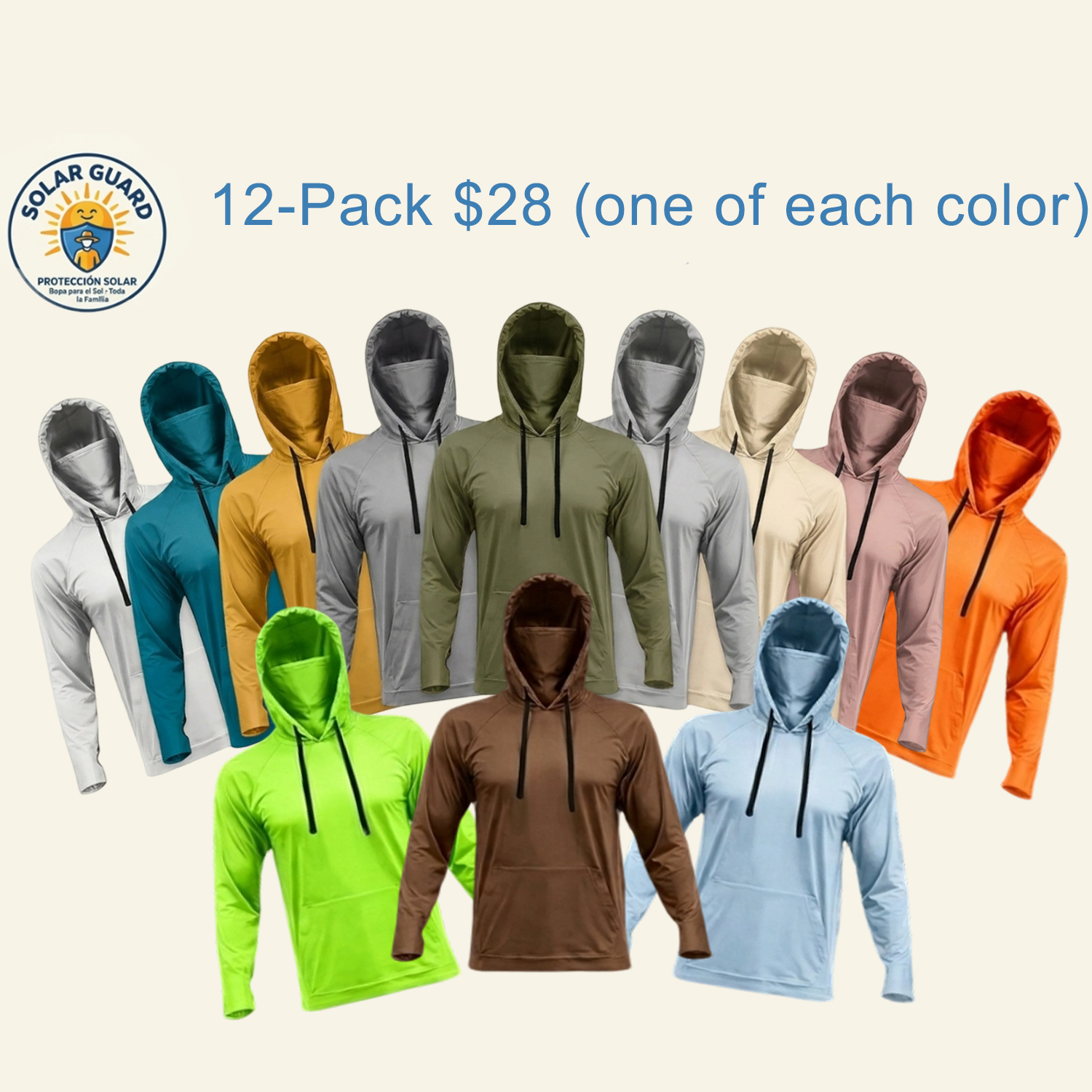 🔥Men's UPF 50+ Hooded Sun Protection Fishing Shirt