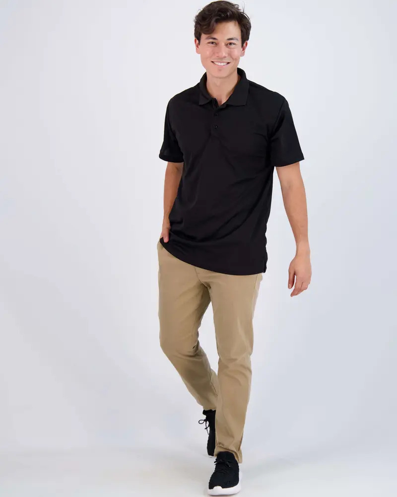 Men's Quick-Dry Short-Sleeve Sports Polo Shirt (Available in Big & Tall Sizes)