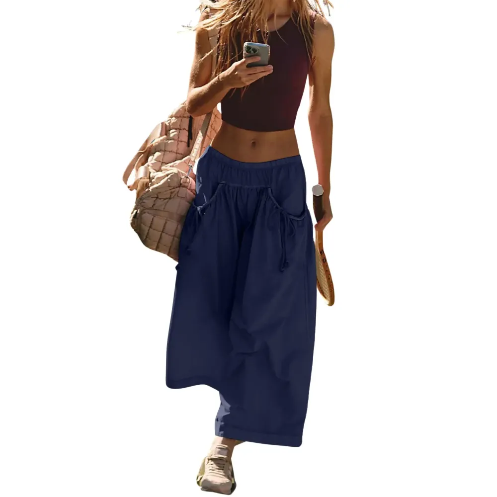 Women's Loose-Fit Wide-Leg Sweatpants