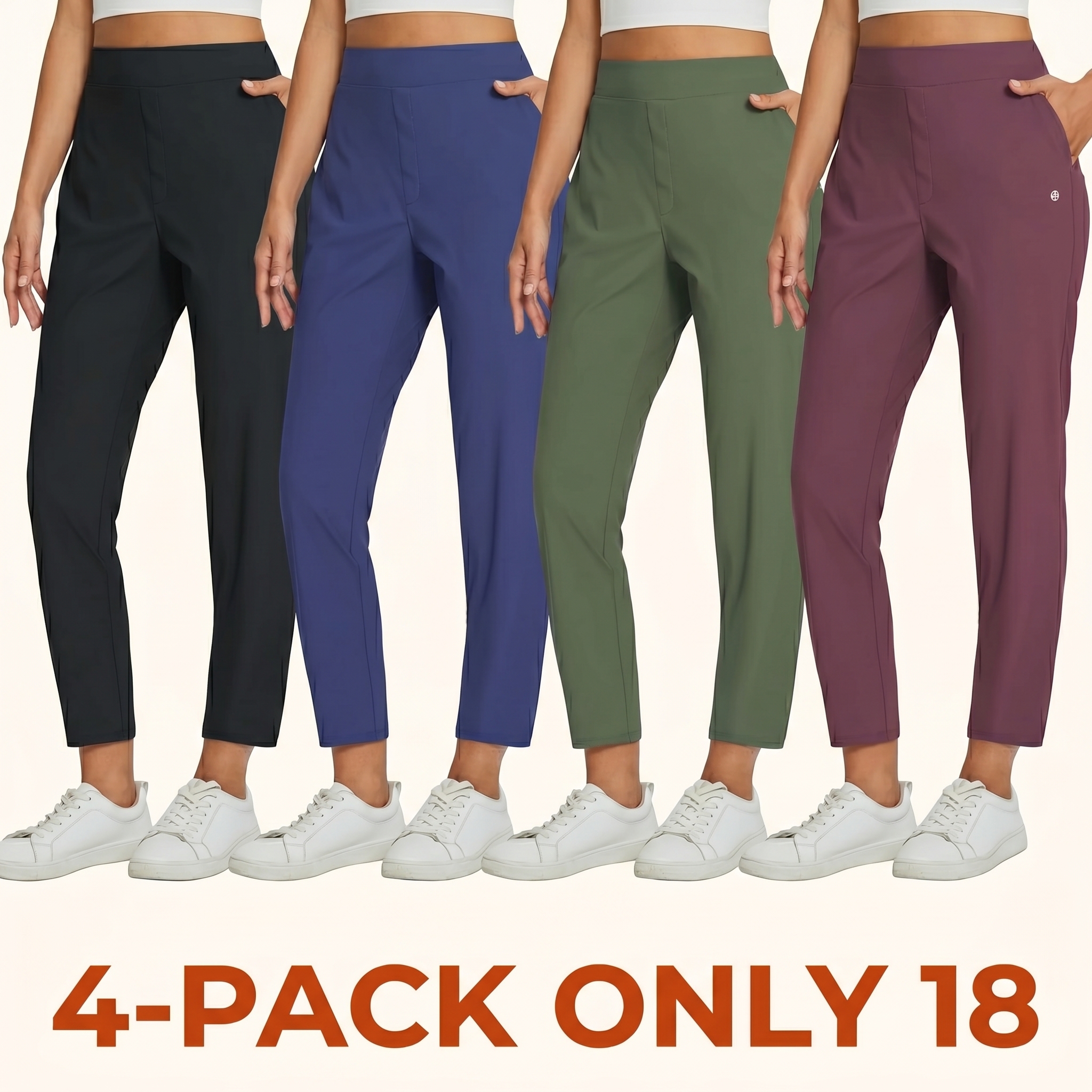 Women's Lightweight, Breathable, and Soft 3/4-Length Pants (26