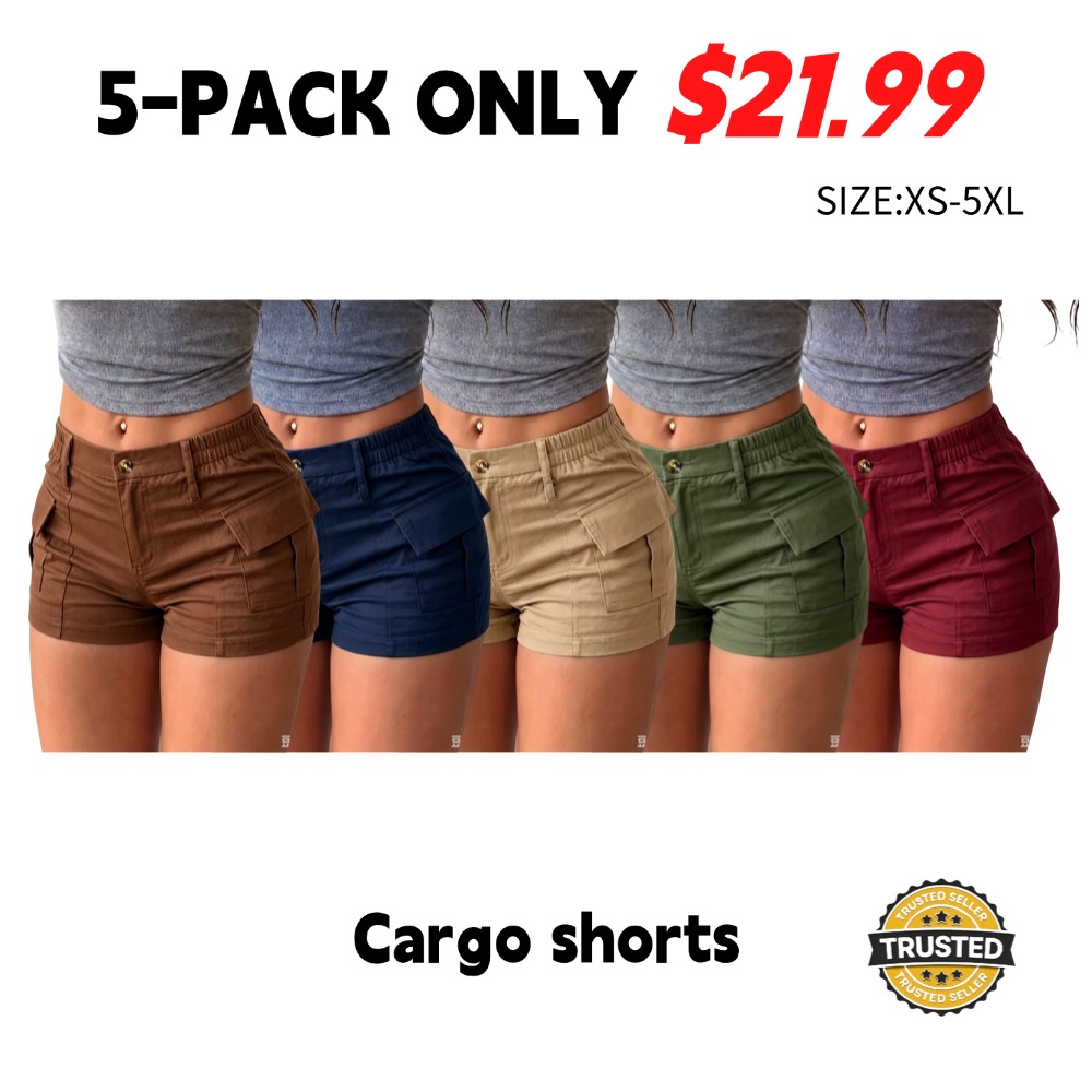 🔥 Factory Direct – Women's Summer Cargo Shorts