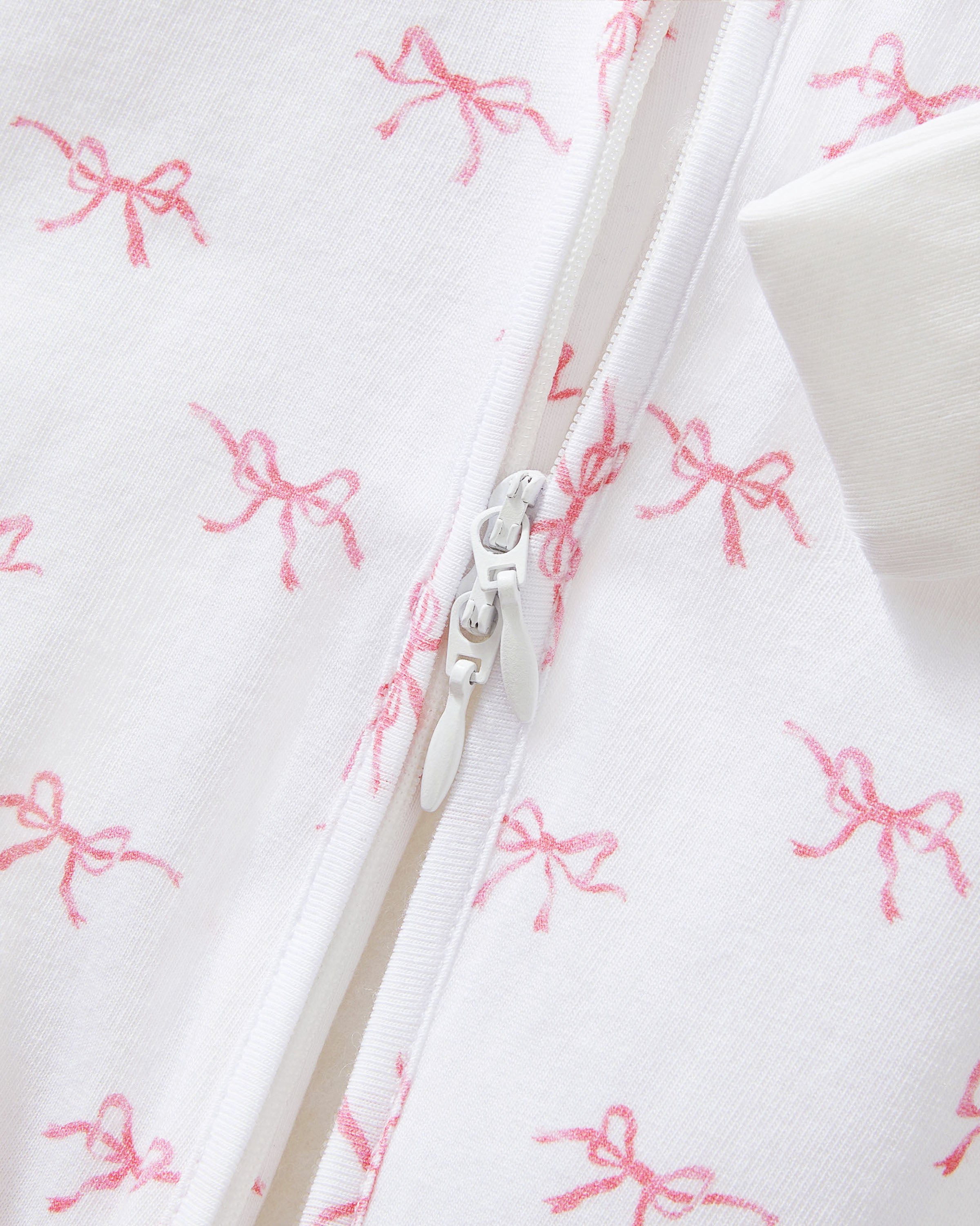 Baby's Pima Peekaboo Romper in Blushing Bows