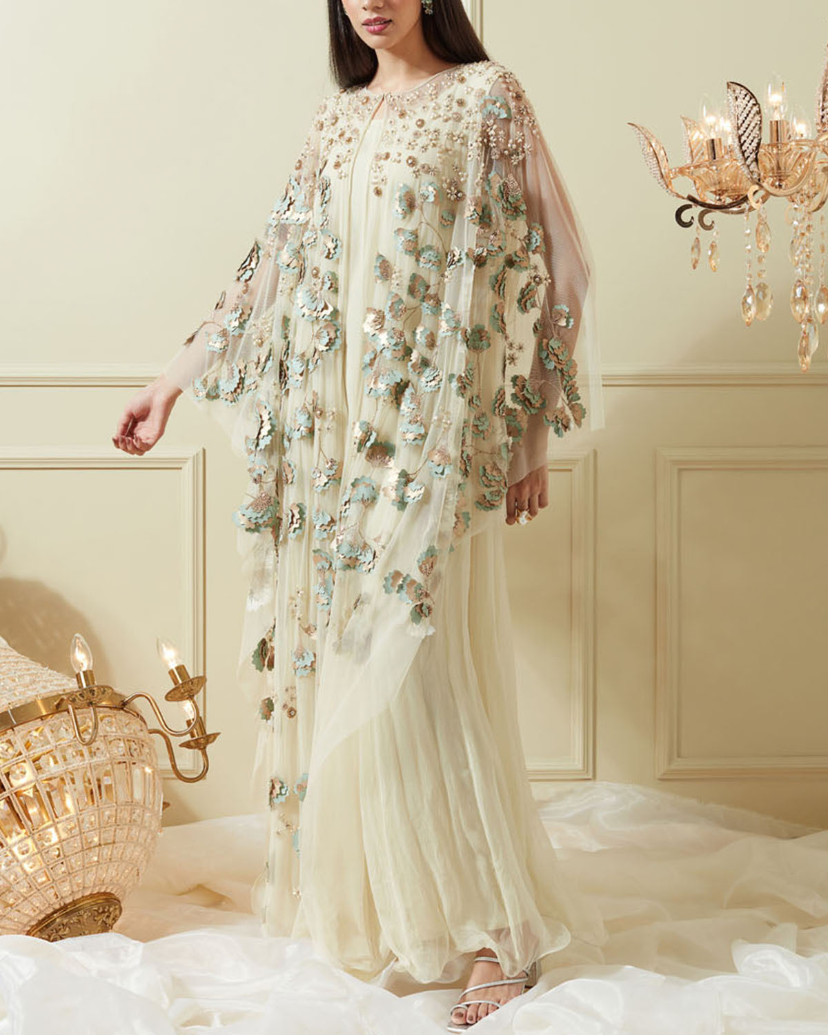 Mint Green Hana Kaftan Dress