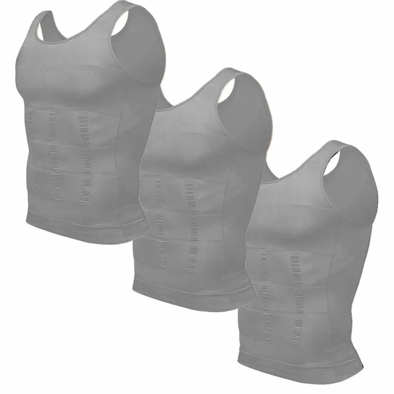 【3 pack】💪Men's Compression Shapewear Tank Top | Slim Fit Body Shaping Vest