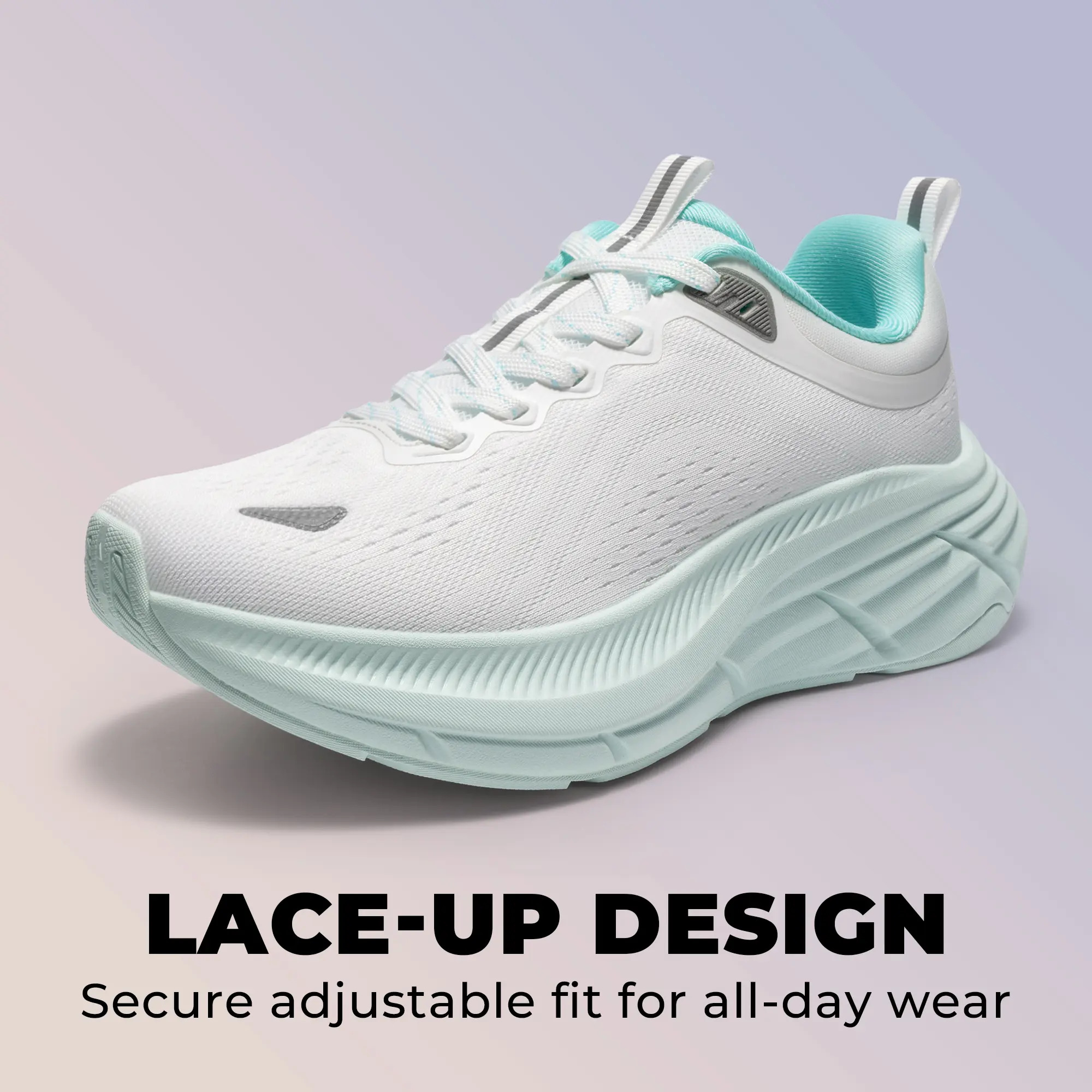 Women's Walking/Running Shoes — Cushioned Comfort, Breathable & Stylish
