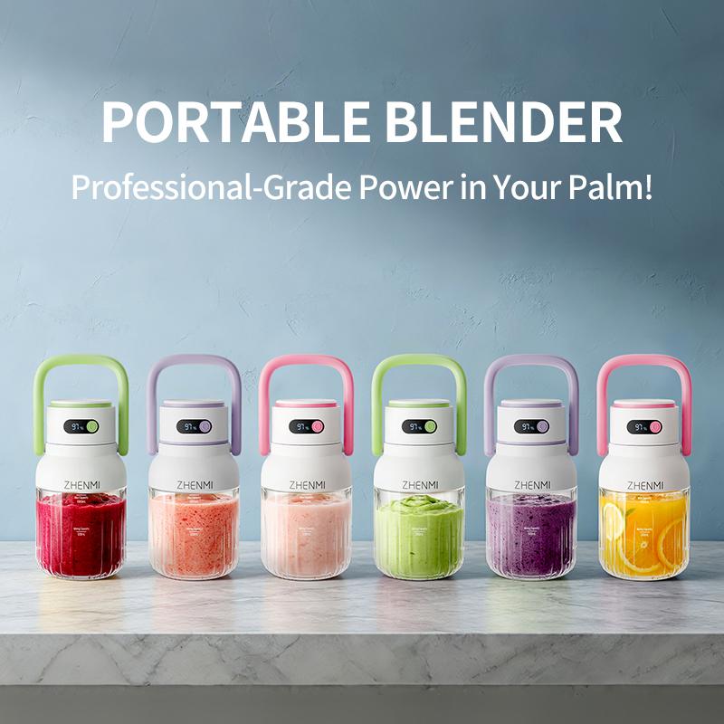 Today 2 Pcs Only $29-BPA-Free Cordless Blender, 33oz,Make Party Shakes, Morning Smoothies & Healthy Drinks