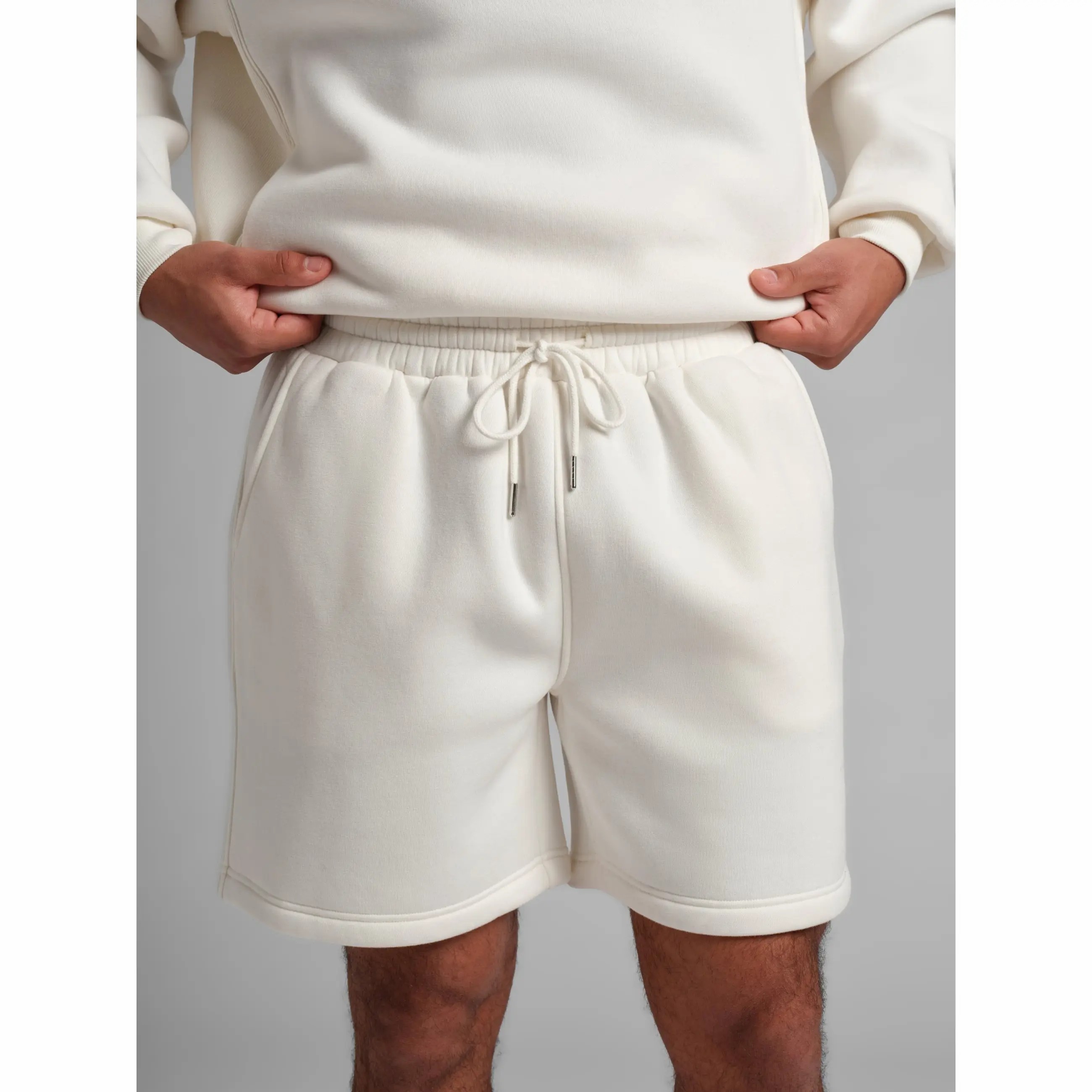 Unisex Basic Fleece Short – Cozy Lightweight Loungewear with Adjustable Drawstring Waist