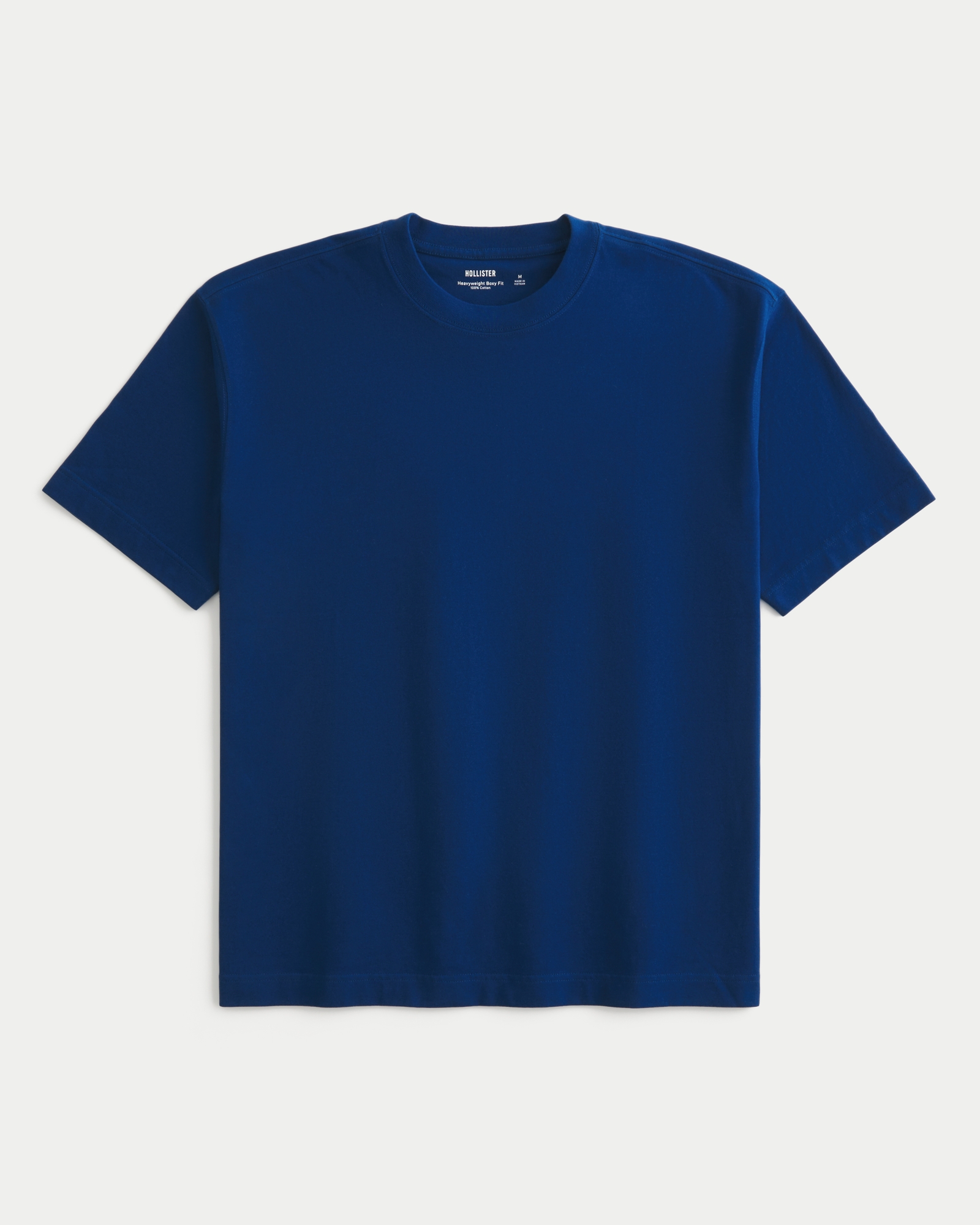 Boxy Heavyweight Washed Cotton Crew T-Shirt
