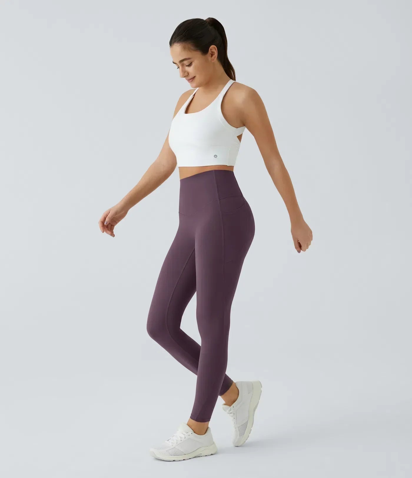 🔥High Waisted Waist Shaping Pocket Shaping Training Leggings