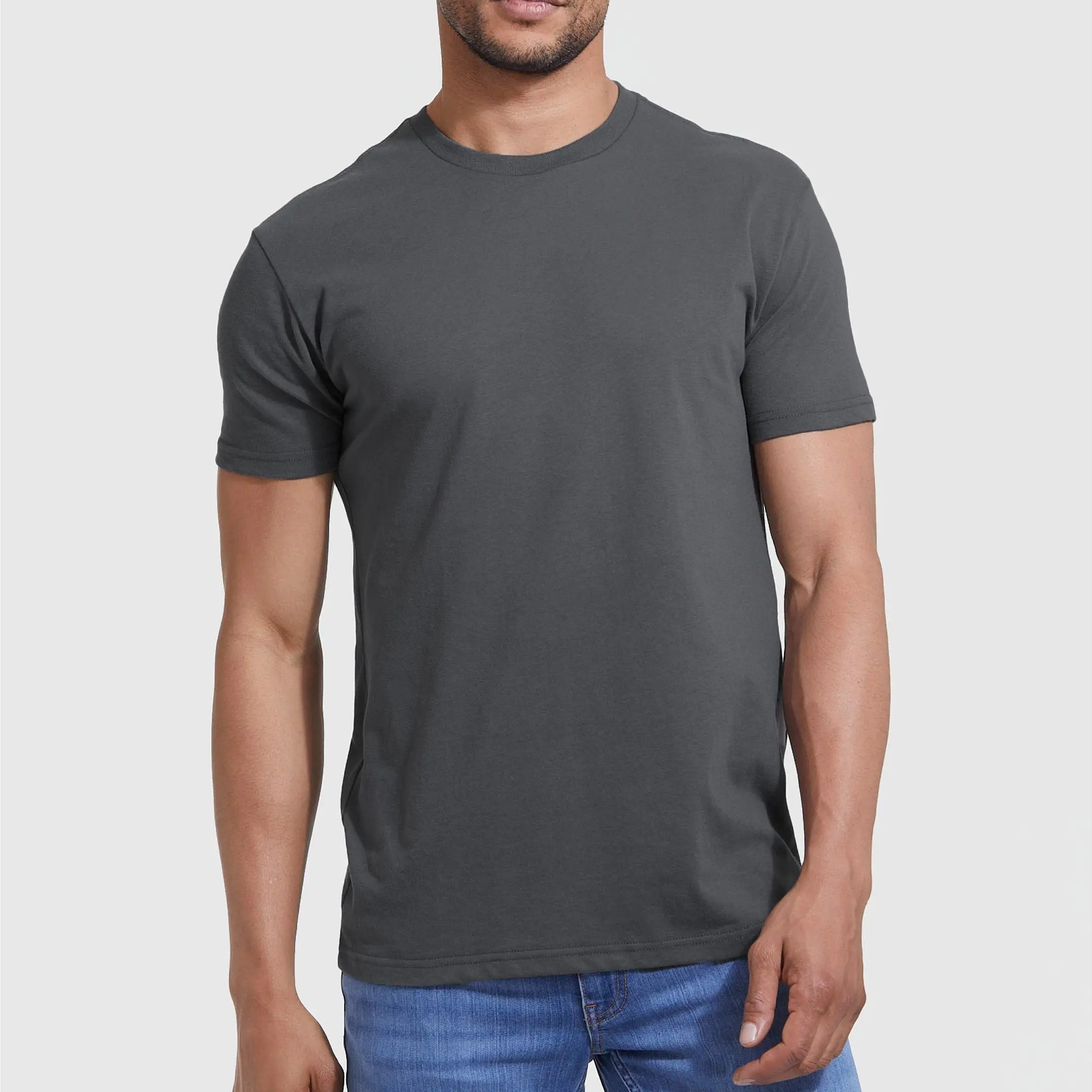 Men's Premium Fit Short Sleeve Crew Neck T-Shirt – Soft Everyday Essential