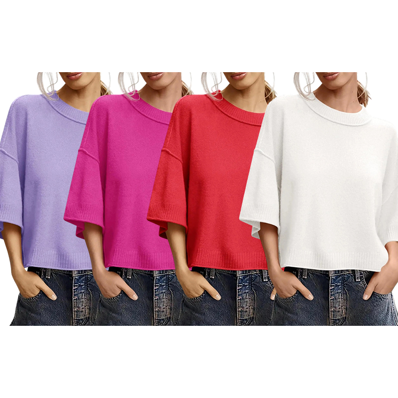 Oversized Summer Knit Top