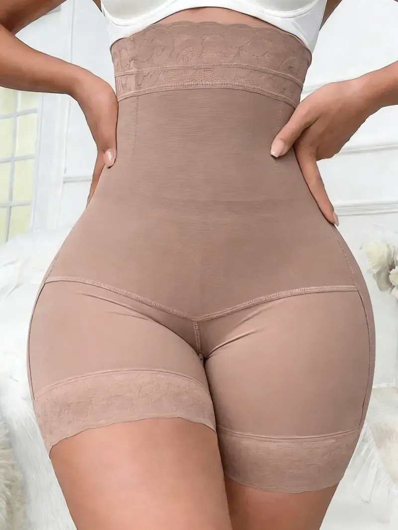 High-Waisted Shaping Shorts (Fajas) — Firm Control Shaper Shorts