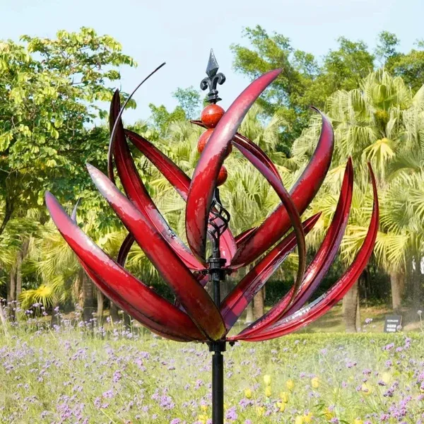 Voriy Lucky Flower Wind Spinner